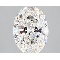 Lab Created 2.30 Carat H-VS1 Oval Diamond