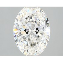 Lab Created 2.12 Carat G-VS2 Oval Diamond