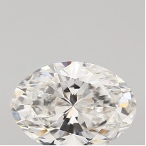 Lab Created 1.65 Carat F-SI1 Oval Diamond