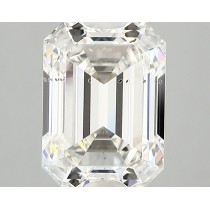 Lab Created 3.06 Carat G-SI1 Emerald Cut Diamond Lab Created 3.06 Carat G-SI1 Emerald Cut Diamond