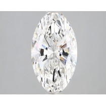 Lab Created 2.32 Carat F-VS1 Marquise Cut Diamond