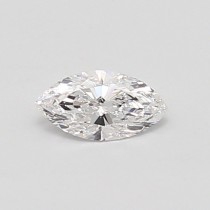 Lab Created 0.35 Carat D-VS2 Marquise Cut Diamond