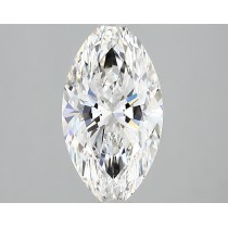 Lab Created 2.12 Carat F-VS2 Marquise Cut Diamond