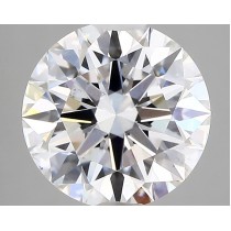 Lab Created 2.67 Carat F-VS2 Round Diamond Lab Created 2.67 Carat F-VS2 Round Diamond