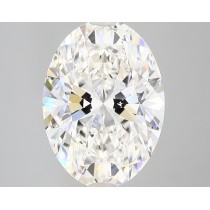 Lab Created 4.51 Carat G-VVS2 Oval Diamond Lab Created 4.51 Carat G-VVS2 Oval Diamond