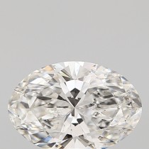 Lab Created 1.54 Carat F-SI1 Oval Diamond