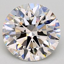 Lab Created 2.67 Carat F-VS2 Round Diamond Lab Created 2.67 Carat F-VS2 Round Diamond