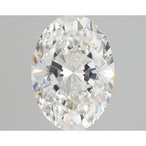 Lab Created 2.31 Carat G-VS1 Oval Diamond
