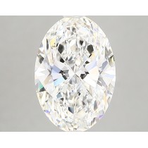 Lab Created 2.38 Carat F-VS1 Oval Diamond