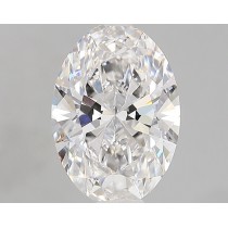 Lab Created 2.40 Carat G-VVS2 Oval Diamond