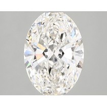 Lab Created 1.65 Carat F-VS1 Oval Diamond