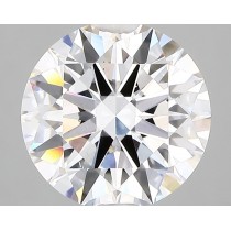 Lab Created 3.20 Carat E-VS2 Round Diamond
