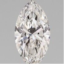 Lab Created 1.53 Carat F-SI1 Marquise Cut Diamond