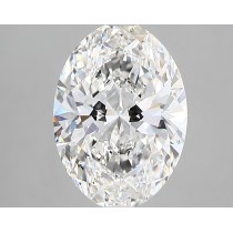 Lab Created 2.37 Carat F-VS1 Oval Diamond Lab Created 2.37 Carat F-VS1 Oval Diamond