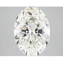 Lab Created 4.36 Carat H-VS2 Oval Diamond Lab Created 4.36 Carat H-VS2 Oval Diamond