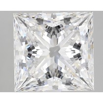 Lab Created 5.09 Carat E-VS1 Princess Cut Diamond