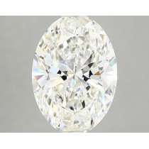 Lab Created 2.43 Carat G-VS2 Oval Diamond