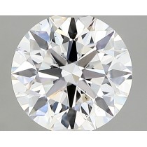 Lab Created 2.11 Carat E-SI1 Round Diamond