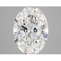 Lab Created 4.06 Carat F-VS1 Oval Diamond
