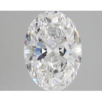 Lab Created 3.25 Carat E-VS2 Oval Diamond Lab Created 3.25 Carat E-VS2 Oval Diamond