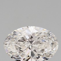 Lab Created 1.56 Carat F-SI1 Oval Diamond
