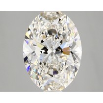 Lab Created 2.24 Carat H-VS1 Oval Diamond
