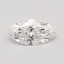 Lab Created 0.63 Carat E-VS2 Marquise Cut Diamond
