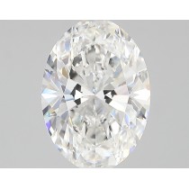 Lab Created 2.37 Carat G-VS2 Oval Diamond