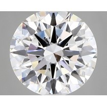 Lab Created 2.71 Carat E-SI1 Round Diamond