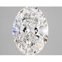 Lab Created 4.11 Carat F-VS2 Oval Diamond Lab Created 4.11 Carat F-VS2 Oval Diamond
