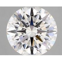 Lab Created 2.77 Carat H-VS2 Round Diamond Lab Created 2.77 Carat H-VS2 Round Diamond