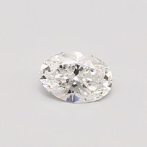 Lab Created 0.32 Carat E-SI1 Oval Diamond