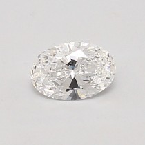Lab Created 0.49 Carat E-VS1 Oval Diamond