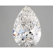 Lab Created 4.02 Carat F-SI1 Pear Shaped Diamond