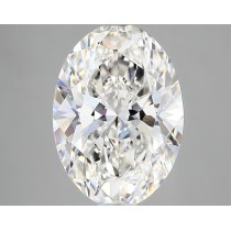 Lab Created 4.11 Carat F-VS1 Oval Diamond