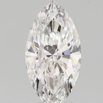 Lab Created 1.65 Carat F-SI1 Marquise Cut Diamond Lab Created 1.65 Carat F-SI1 Marquise Cut Diamond