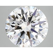 Lab Created 3.27 Carat F-SI1 Round Diamond