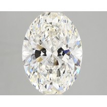 Lab Created 2.30 Carat H-VS1 Oval Diamond