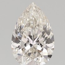 Lab Created 1.96 Carat H-VS2 Pear Shaped Diamond