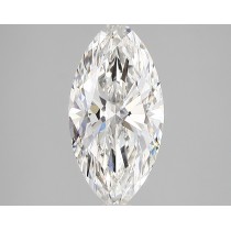Lab Created 2.13 Carat G-VVS2 Marquise Cut Diamond