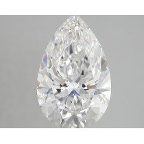 Lab Created 3.64 Carat G-VS1 Pear Shaped Diamond