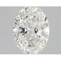 Lab Created 2.26 Carat G-VS1 Oval Diamond
