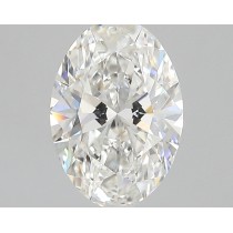 Lab Created 2.07 Carat G-VS1 Oval Diamond