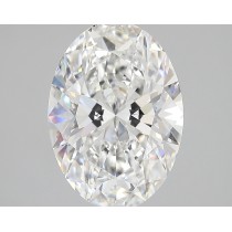 Lab Created 4.06 Carat F-VS2 Oval Diamond