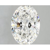 Lab Created 3.10 Carat G-SI1 Oval Diamond