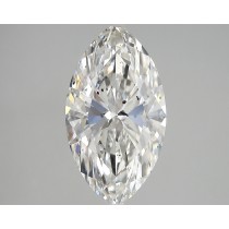 Lab Created 4.02 Carat G-SI1 Marquise Cut Diamond