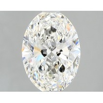 Lab Created 1.70 Carat G-VS1 Oval Diamond Lab Created 1.70 Carat G-VS1 Oval Diamond