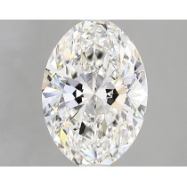Lab Created 2.07 Carat G-VS1 Oval Diamond