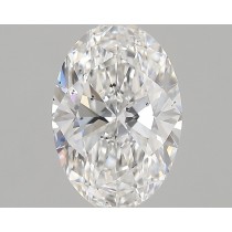 Lab Created 1.56 Carat F-SI1 Oval Diamond