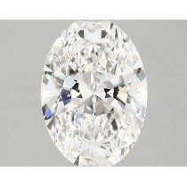 Lab Created 2.35 Carat F-SI1 Oval Diamond